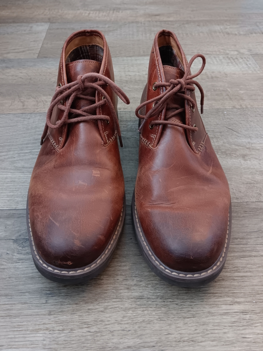 CLARKS 1825 Collection MONTACUTE Duke Leather Chukka Desert Boots Men's Size 11